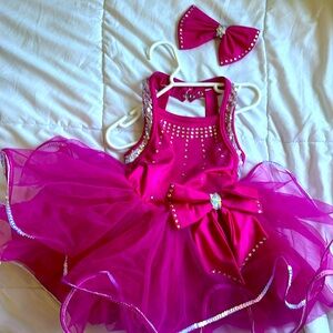 Hot Pink Weissman XSC Dance Costume. Worn Once